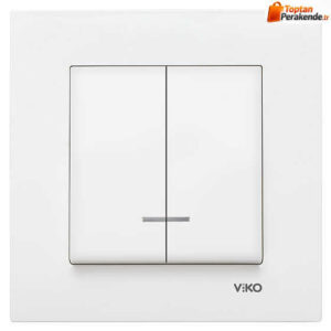 Viko Karre/Meridian Beyaz Işıklı Komütatör Mekanizma (Çerçeve Hariç) 90967050